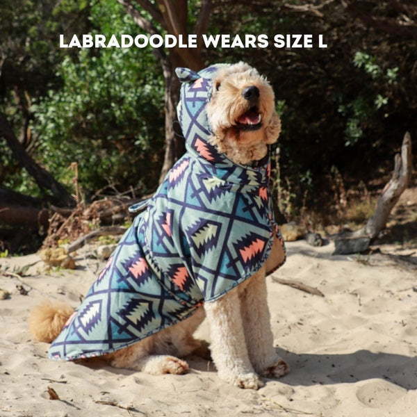 Otway Print Hooded Towel Bundle For You and Your Dog