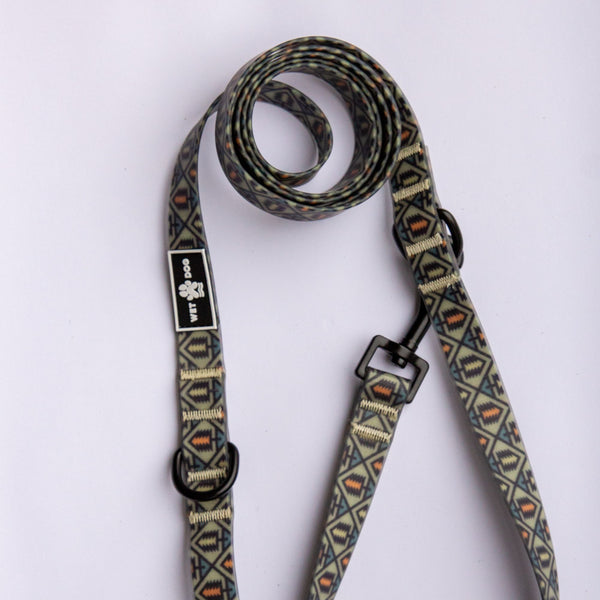 Double clip waterproof dog lead