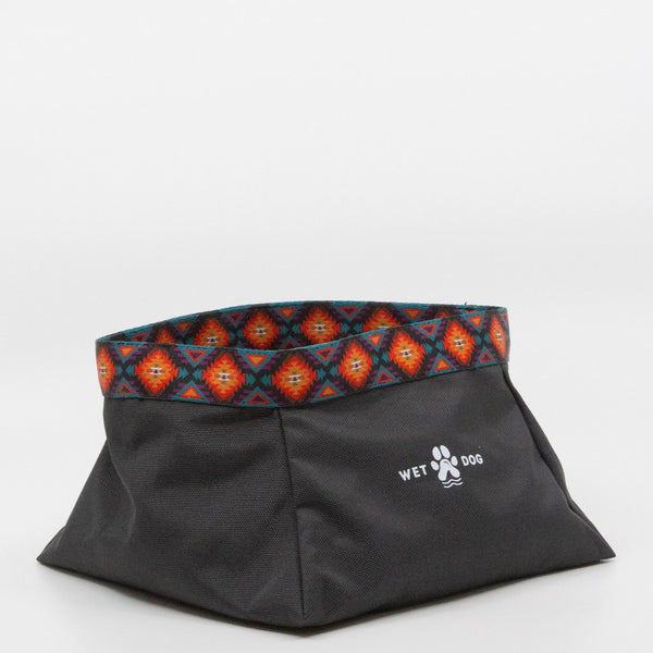 Travel Dog bowl - light and packable. Made from recycled plastic bottles. Travel Pet Gear. Australia