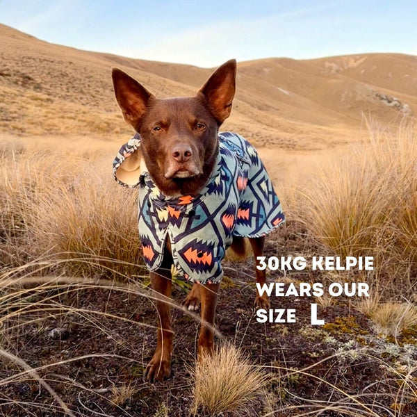 Dog hooded towel, bathrobe for dogs, calming jacket for dogs. recycled, eco friendly products for dogs. Made from recycled plastic bottles.Drying Hoodie for dogs. Lightweight towel for dogs. Matching dog and owner towel, Outdoor dog and human matching gear. Kelpies's wear, hoodie.