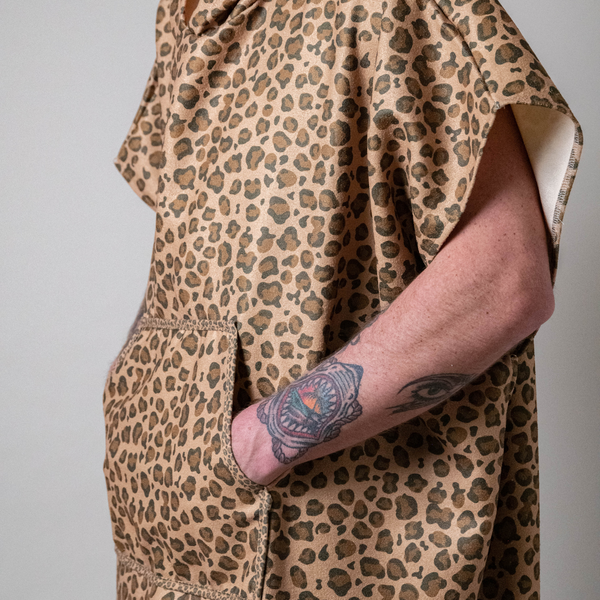 Hooded Poncho Towel - Leo