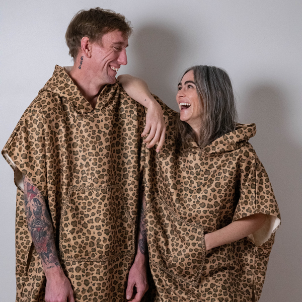 Hooded Poncho Towel - Leo