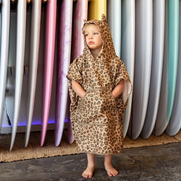 Kid Hooded Towel - Leo