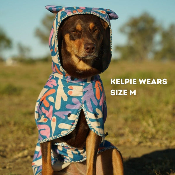 SeaGal Print Hooded Towel Bundle For You and Your Dog