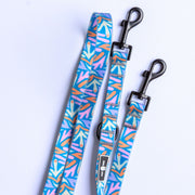 waterproof dog lead. Double clip, functional and adjustable length. Recycled webbing. Eco friendly. Australia Owned small business. 