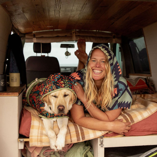 Otway Print Hooded Towel Bundle For You and Your Dog