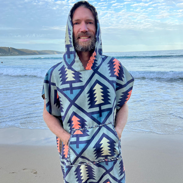 HOODED PONCHO TOWEL - OTWAY